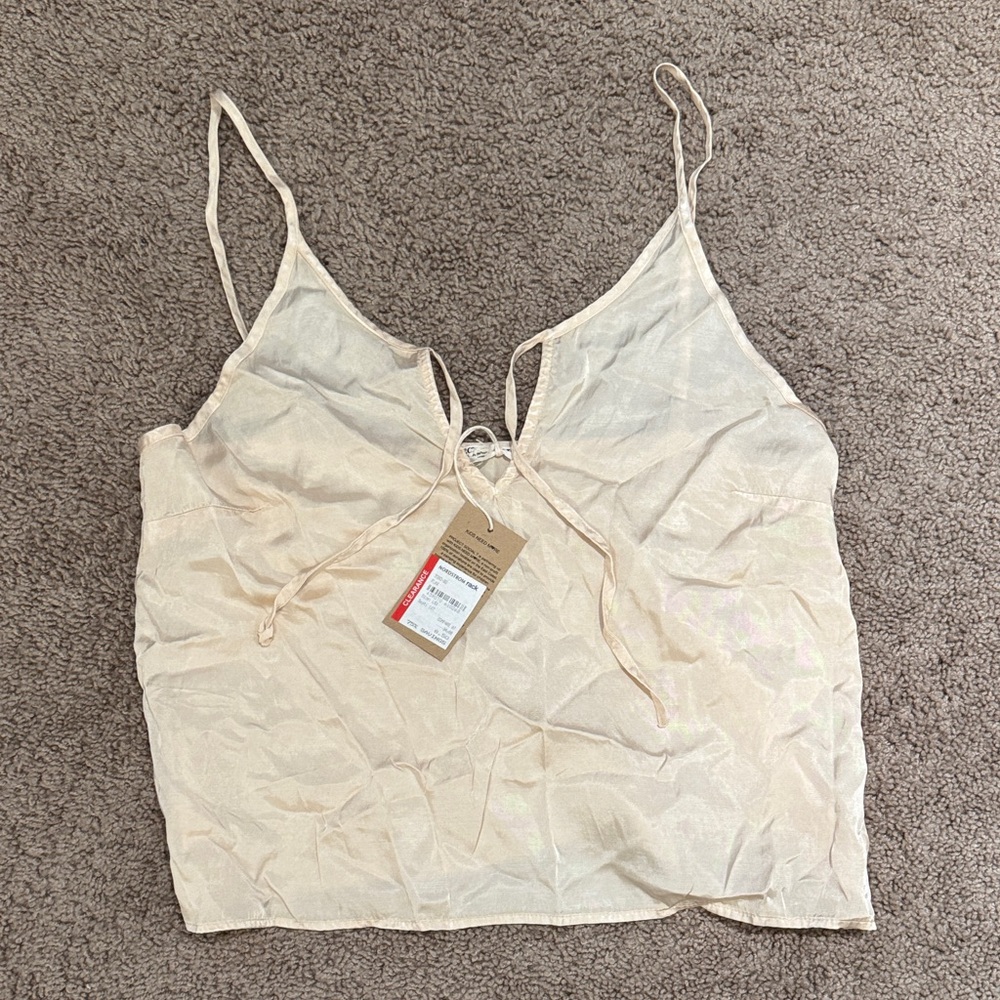 Project Social T Cream Camisole Top